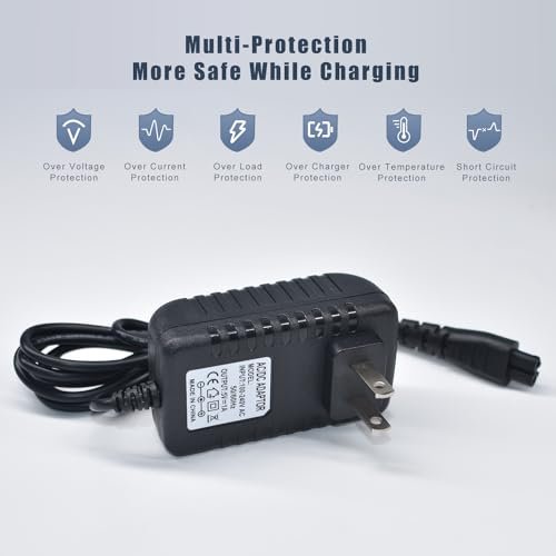 Replacement Charger for Remington Shaver HC4250 HC5870 PF7500 PF7600 PG6250 PG6255 PG6170 PG6171 XR7000 XF8550 XF8700 XR1400 XR1430 HC5950, 5V Trimmer Charging Cord for Remington Razor - görsel 8