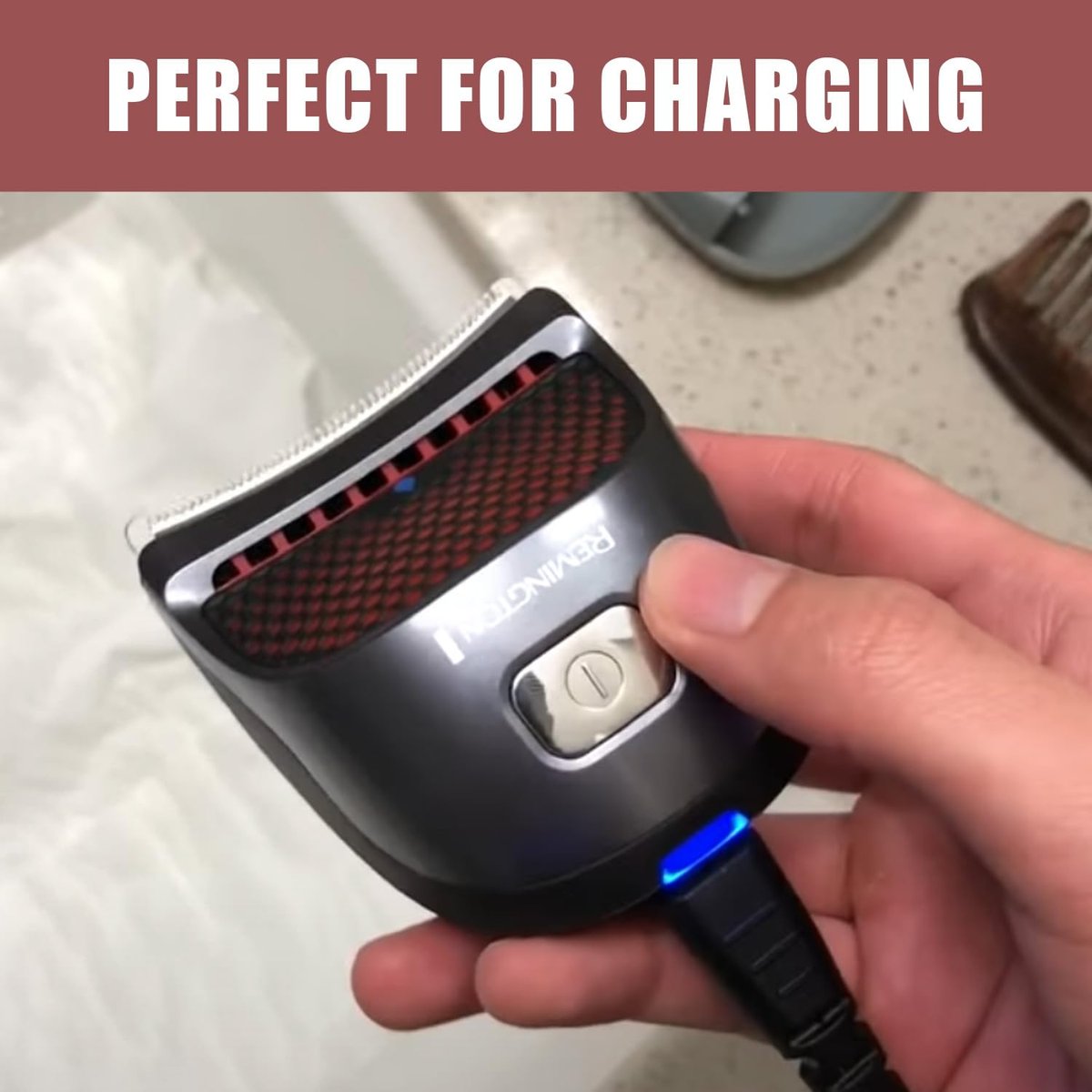 Replacement Charger for Remington Shaver HC4250 HC5870 PF7500 PF7600 PG6250 PG6255 PG6170 PG6171 XR7000 XF8550 XF8700 XR1400 XR1430 HC5950, 5V Trimmer Charging Cord for Remington Razor - görsel 11