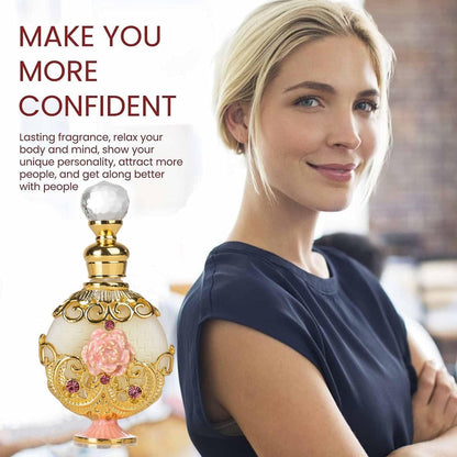 LIYJTK Halal Dubai Retro Concentrated Perfume Oil for Women - Long Lasting Exquisite Vintage Fragrance - 0.5 Oz Avelisse