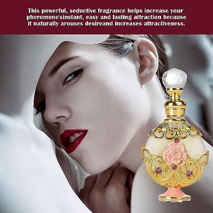 LIYJTK Halal Dubai Retro Concentrated Perfume Oil for Women - Long Lasting Exquisite Vintage Fragrance - 0.5 Oz Avelisse