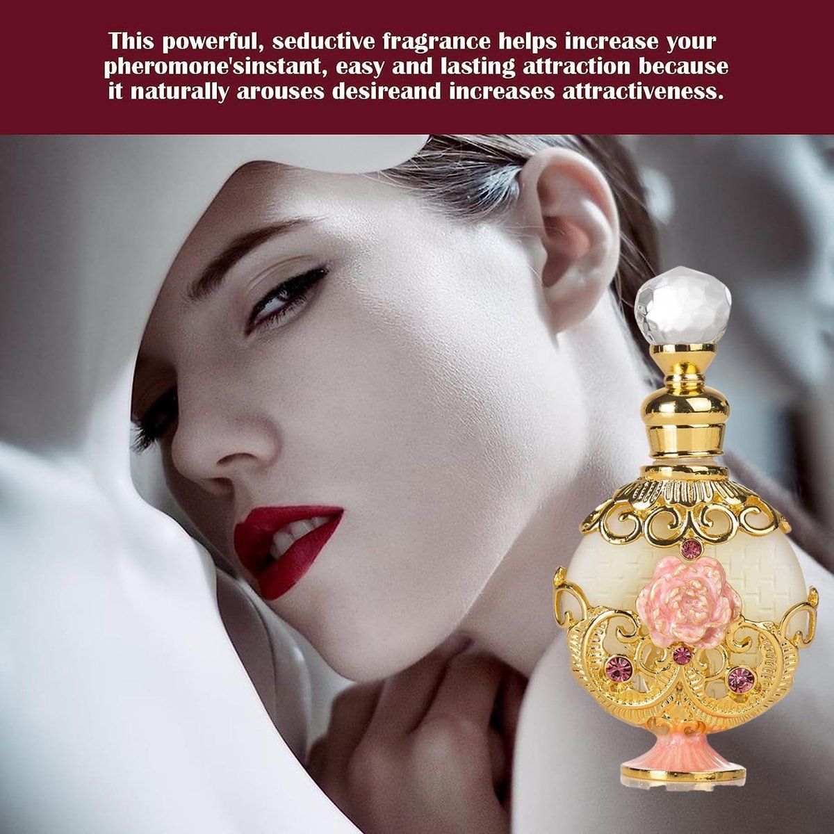 LIYJTK Halal Dubai Retro Concentrated Perfume Oil for Women - Long Lasting Exquisite Vintage Fragrance - 0.5 Oz Avelisse