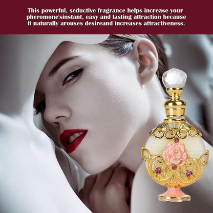 LIYJTK Halal Dubai Retro Concentrated Perfume Oil for Women - Long Lasting Exquisite Vintage Fragrance - 0.5 Oz Avelisse