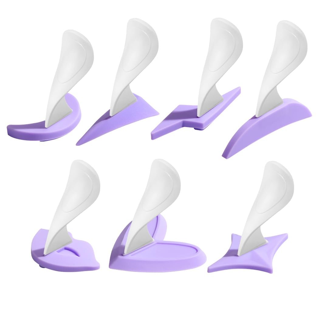 KDIMSY Pubic Hair Stencils for Women - Bikini Shaving Stencils Set of 7 Shapes for Intimate Grooming and Styling - görsel 9