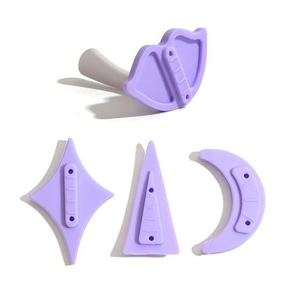 KDIMSY Pubic Hair Stencils for Women - Bikini Shaving Stencils Set of 7 Shapes for Intimate Grooming and Styling