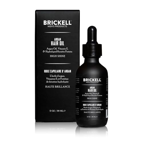 Brickell Men's Argan Oil for Hair - Natural & Organic Hair Oil for Men, Lightweight Treatment, 2 oz Avelisse