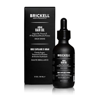 Brickell Men's Argan Oil for Hair - Natural & Organic Hair Oil for Men, Lightweight Treatment, 2 oz Avelisse