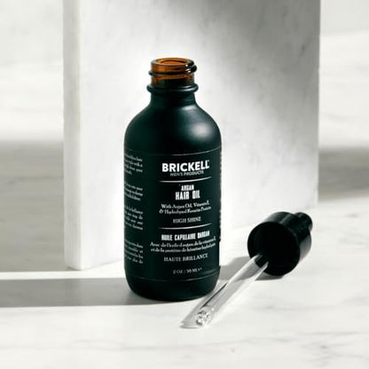 Brickell Men's Argan Oil for Hair - Natural & Organic Hair Oil for Men, Lightweight Treatment, 2 oz Avelisse
