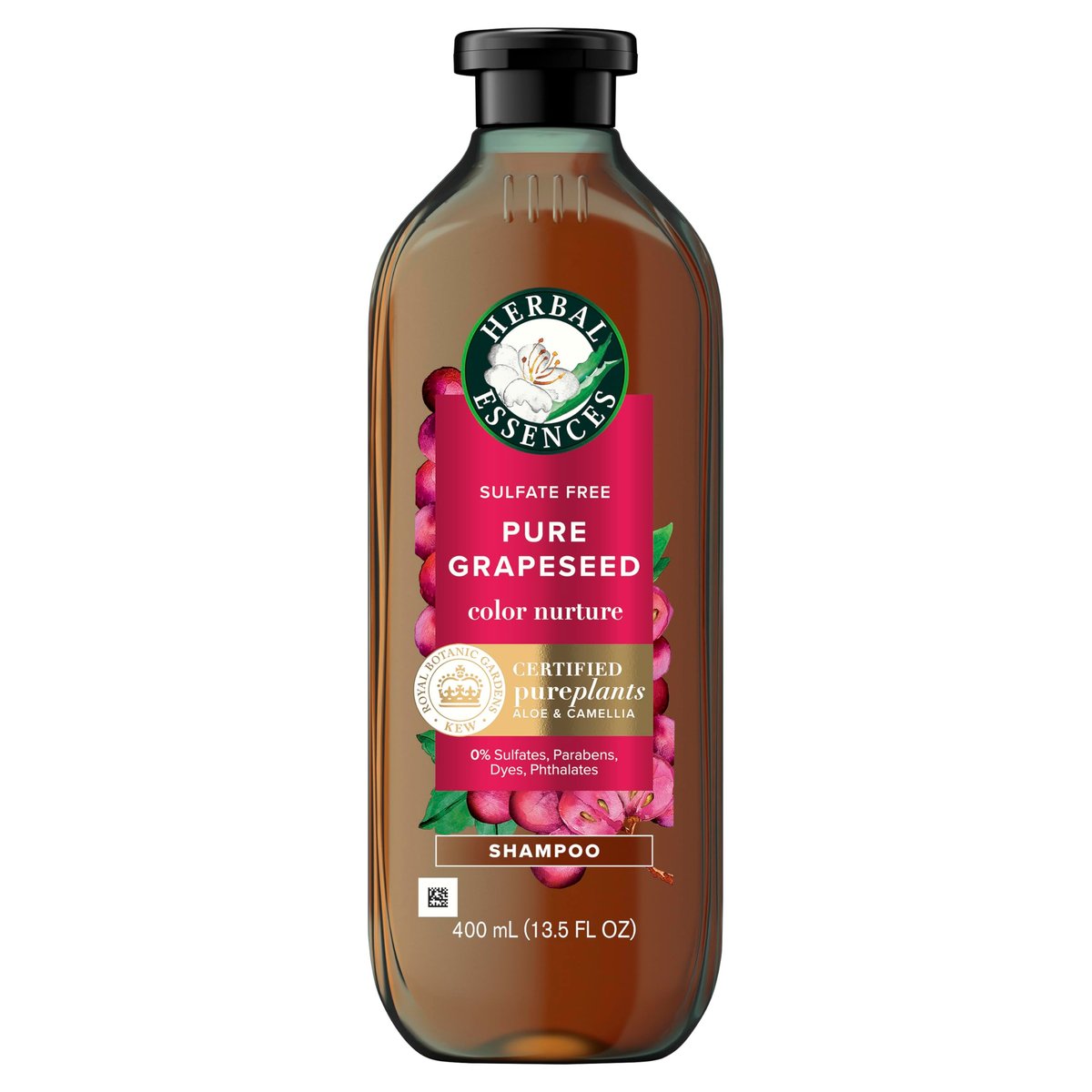 Herbal Essences Pure Grapeseed Color Nurture Sulfate Free Shampoo - 13.5 fl oz | Hair Protection & Color Nourishment - görsel 1