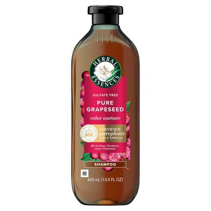 Herbal Essences Pure Grapeseed Color Nurture Sulfate Free Shampoo - 13.5 fl oz | Hair Protection & Color Nourishment