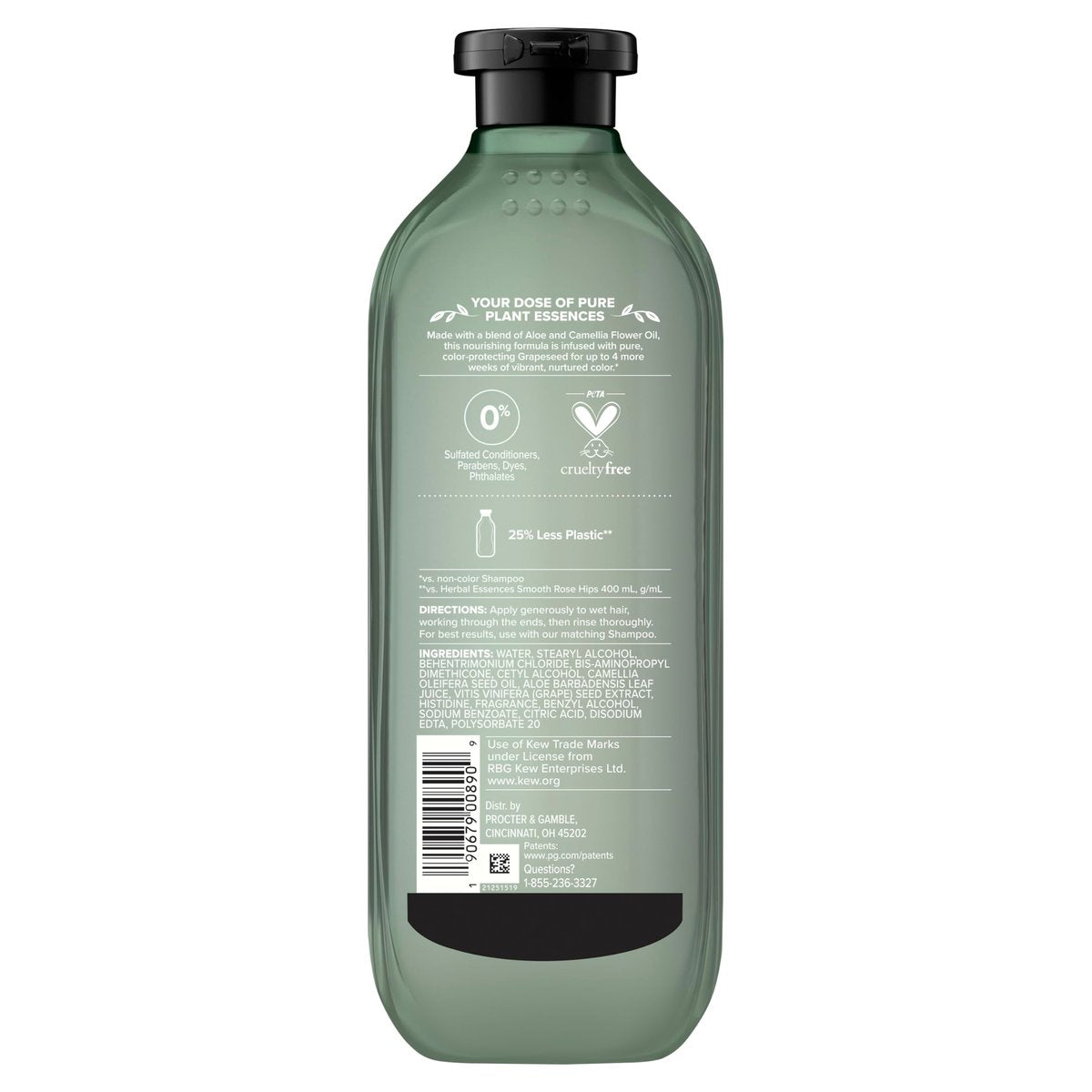 Herbal Essences Pure Grapeseed Color Nurture Sulfate Free Conditioner, 13.5 fl oz - Color Protection & Nourishment Avelisse