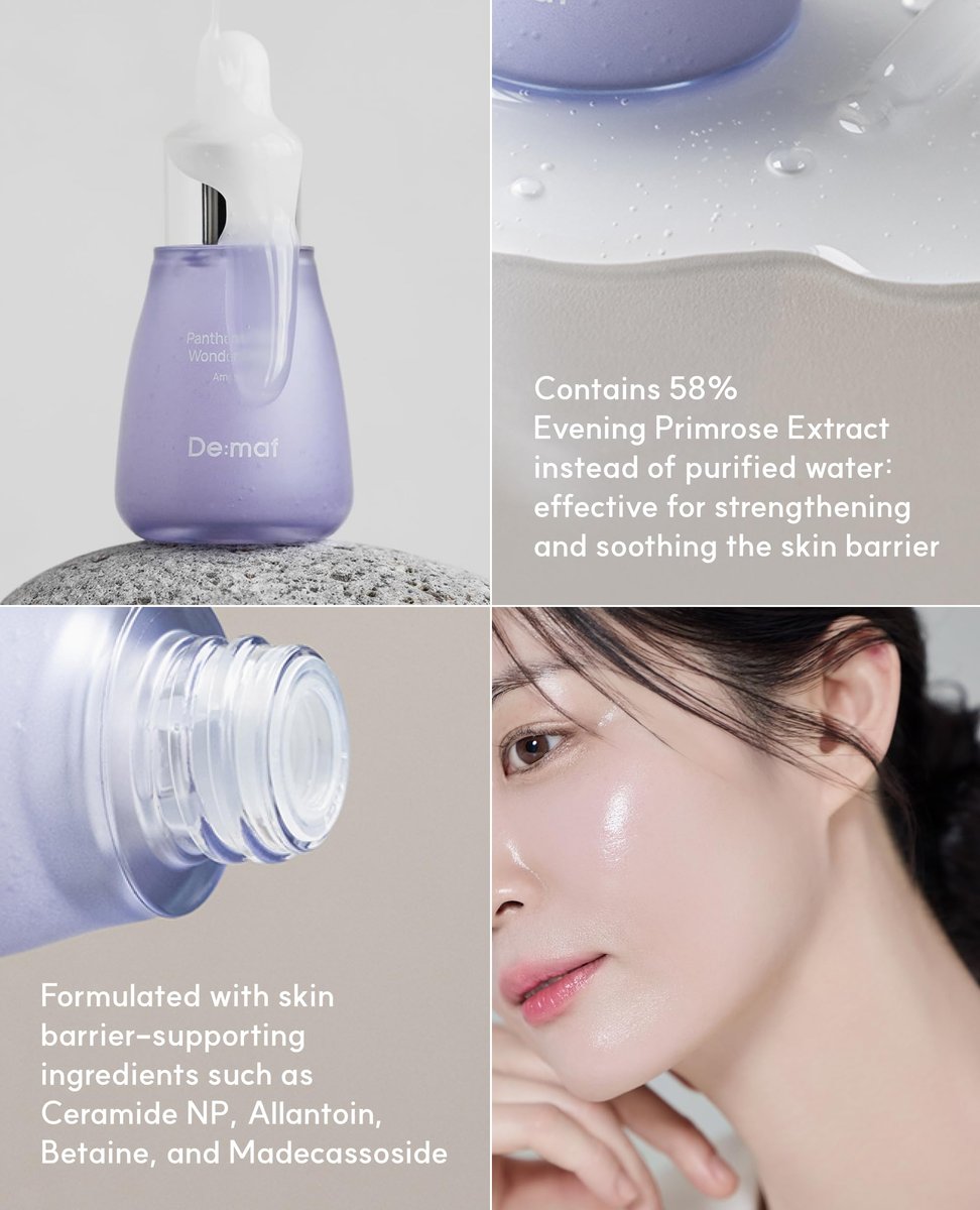 De:maf Panthenol 30% Wonder Drops Ampoule – Instant Calming Serum for Sensitive Skin, Korean Skincare Avelisse
