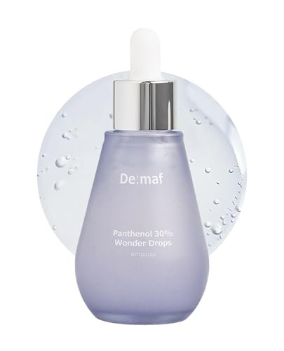 De:maf Panthenol 30% Wonder Drops Ampoule – Instant Calming Serum for Sensitive Skin, Korean Skincare Avelisse