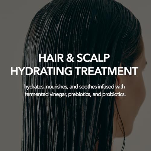 107 Hair & Scalp Hydrating Microbiome Treatment - Hydrating Scalp Treatment with Ginseng, Caffeine, and Biotin - Soothes Scalp Discomfort - 6.08 fl oz Avelisse