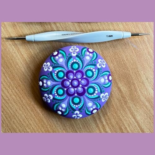 Happy Dotting Company Fine Stylus - Precision Dotting Tool 0.5/1.0 mm Double Ended for Nail Art, Painting & Mandala - görsel 12