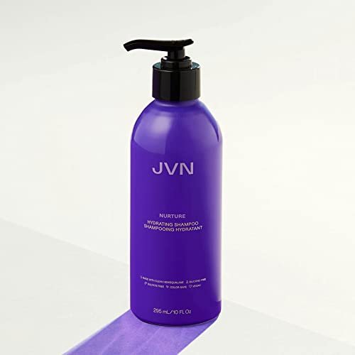 JVN Nurture Hydrating Shampoo - 10 Fl Oz - Moisturizing, Sulfate-Free, Color-Safe Detangling Shampoo for Women and Men Avelisse