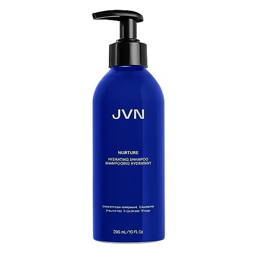 JVN Nurture Hydrating Shampoo - 10 Fl Oz - Moisturizing, Sulfate-Free, Color-Safe Detangling Shampoo for Women and Men Avelisse