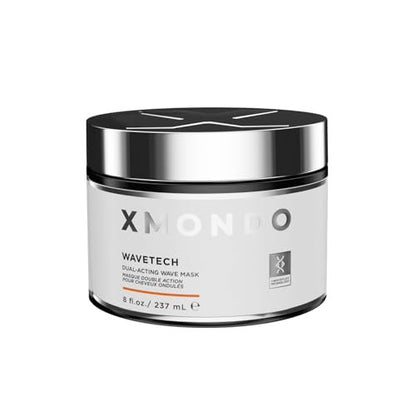 XMONDO Hair Wavetech Dual-Acting Wave Mask - Vegan Formula with Hyaluronic Acid & Shea Butter, Deep Moisture & Frizz Control, 8 Fl Oz