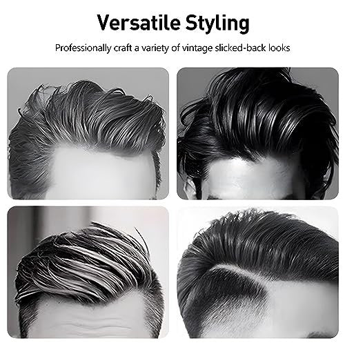 4-Pack Plastic Wide-Tooth Afro Lift Combs for Styling, Detangling & Volume - for Curly, Thick Hair, Wigs & Beards - görsel 6