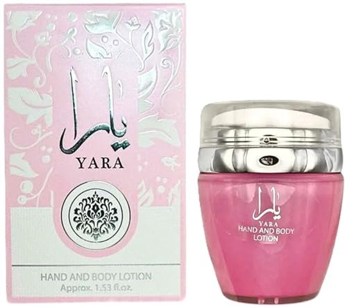 Ard Al Zaafaran Yara Hand & Body Lotion – 1.53 oz Moisturizing Lotion for Silky Skin Avelisse
