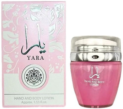 Ard Al Zaafaran Yara Hand & Body Lotion – 1.53 oz Moisturizing Lotion for Silky Skin Avelisse