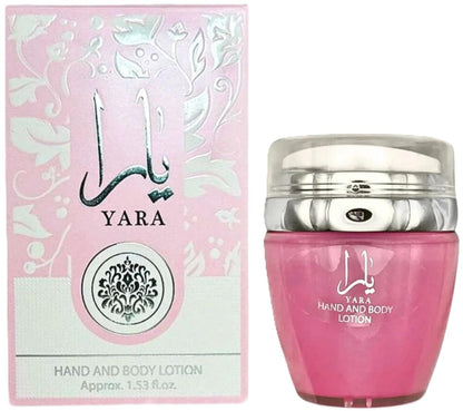 Ard Al Zaafaran Yara Hand & Body Lotion – 1.53 oz Moisturizing Lotion for Silky Skin Avelisse