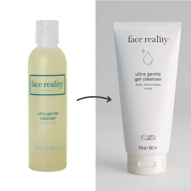 Face Reality Ultra Gentle Cleanser – Soothing Facial Wash for Sensitive Skin, 10 Fl Oz Avelisse