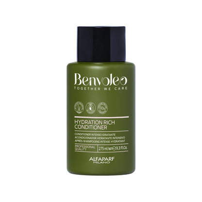 ALFAPARF MILANO Benvoleo Hydration Rich Conditioner for Dry Hair - Clean, Vegan, Sustainable - 9.3 FL Oz
