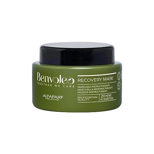 ALFAPARF MILANO Benvoleo Recovery Mask for Damaged Hair - Clean, Vegan, Sustainable Hair Care - Repairs, Reconstructs, Protects - Paraffin Free - Natural Ingredients - 8.45 FL. Oz. - görsel 2