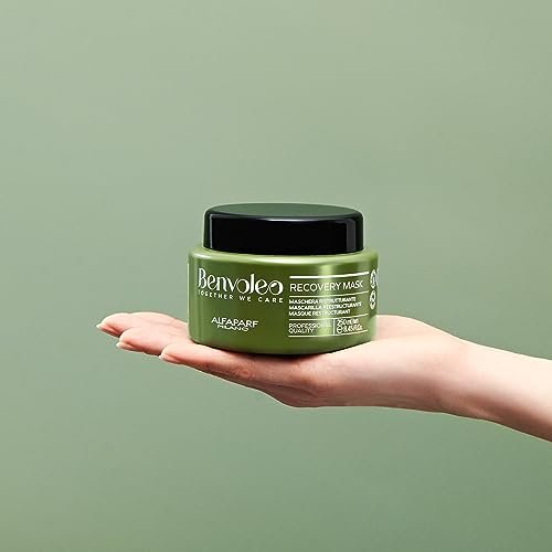 ALFAPARF MILANO Benvoleo Recovery Mask for Damaged Hair - Clean, Vegan, Sustainable Hair Care - Repairs, Reconstructs, Protects - Paraffin Free - Natural Ingredients - 8.45 FL. Oz. - görsel 6