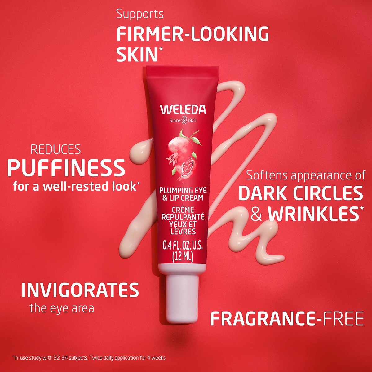 Weleda Plumping Eye & Lip Cream with Peptides from Maca Root and Pomegranate Avelisse