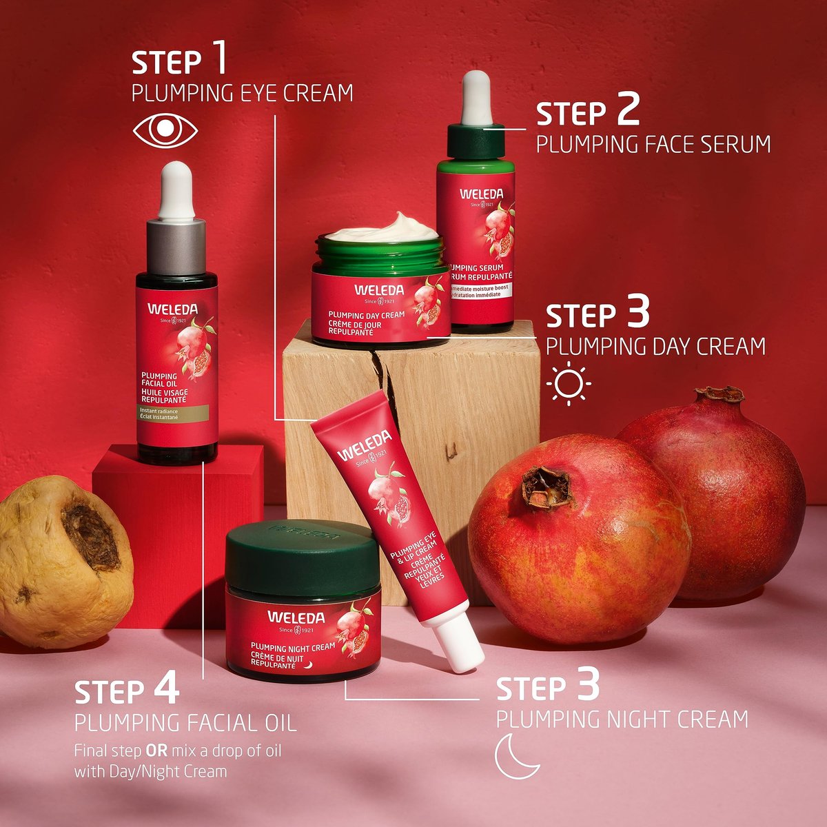 Weleda Plumping Eye & Lip Cream with Peptides from Maca Root and Pomegranate Avelisse