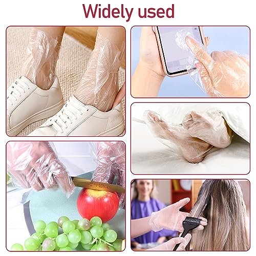 200 Pcs Disposable Paraffin Wax Liners for Hands and Feet – Larger, Thicker Plastic Bags for Thermal Hot Wax Therapy Spa Treatment - görsel 14