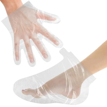 200 Pcs Disposable Paraffin Wax Liners for Hands and Feet – Larger, Thicker Plastic Bags for Thermal Hot Wax Therapy Spa Treatment