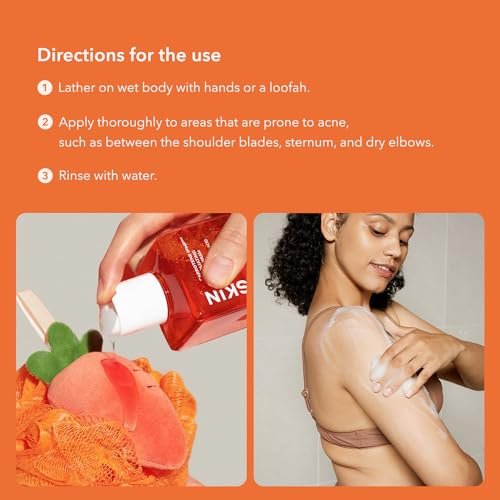APRILSKIN Carrotene IPMP™ Exfoliating Body Wash – Salicylic Acid Body Wash for Rough & Bumpy Skin, Body Acne & Keratosis Pilaris with Niacinamide & Ceramides – Vegan & Cruelty-Free – 10.14 fl.oz Avelisse