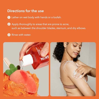 APRILSKIN Carrotene IPMP™ Exfoliating Body Wash – Salicylic Acid Body Wash for Rough & Bumpy Skin, Body Acne & Keratosis Pilaris with Niacinamide & Ceramides – Vegan & Cruelty-Free – 10.14 fl.oz Avelisse