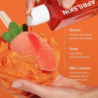 APRILSKIN Carrotene IPMP™ Exfoliating Body Wash – Salicylic Acid Body Wash for Rough & Bumpy Skin, Body Acne & Keratosis Pilaris with Niacinamide & Ceramides – Vegan & Cruelty-Free – 10.14 fl.oz Avelisse