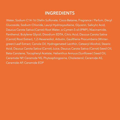 APRILSKIN Carrotene IPMP™ Exfoliating Body Wash – Salicylic Acid Body Wash for Rough & Bumpy Skin, Body Acne & Keratosis Pilaris with Niacinamide & Ceramides – Vegan & Cruelty-Free – 10.14 fl.oz Avelisse