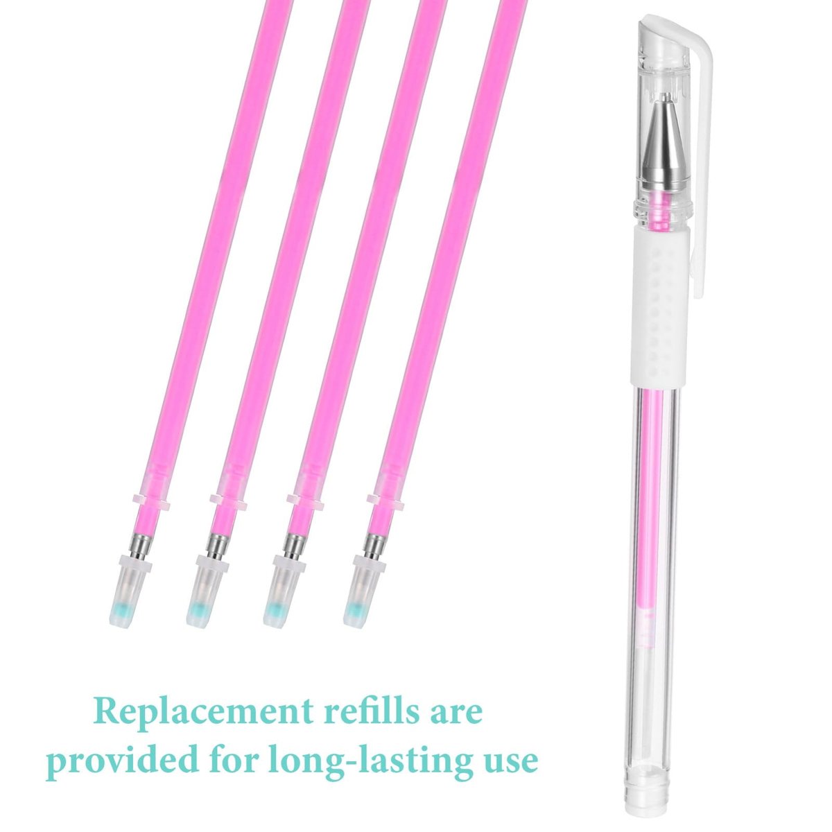 Beaupretty Eyebrow Marker Pen Set – Fine Tip Tattoo Brow Pens for Precise Mapping & Makeup Positioning (4 Pens + 8 Refills) - görsel 3