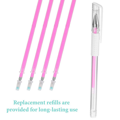 Beaupretty Eyebrow Marker Pen Set – Fine Tip Tattoo Brow Pens for Precise Mapping & Makeup Positioning (4 Pens + 8 Refills)
