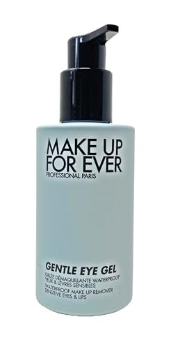 Make Up For Ever Gentle Eye Gel Waterproof Make Up Remover for Sensitive Eyes & Lips - 4.39 Fl Oz Avelisse