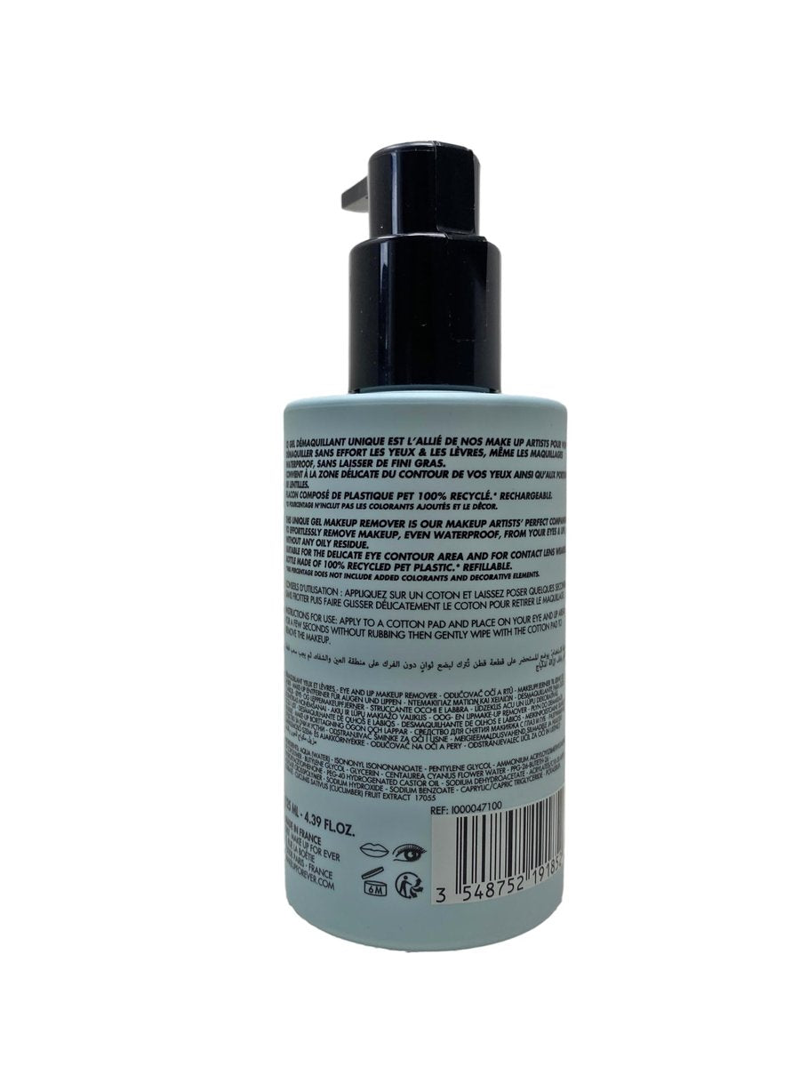 Make Up For Ever Gentle Eye Gel Waterproof Make Up Remover for Sensitive Eyes & Lips - 4.39 Fl Oz Avelisse