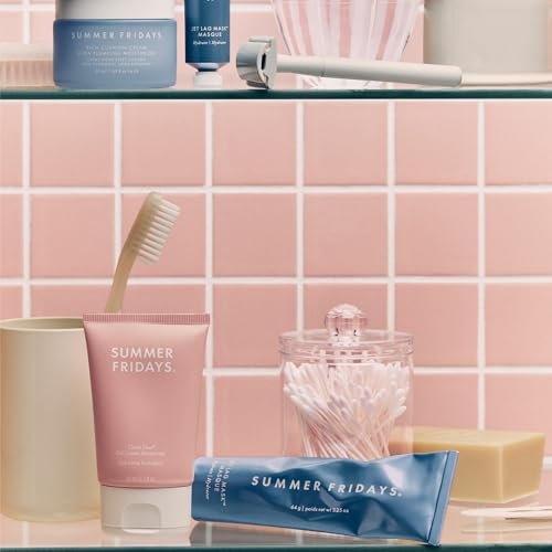 Summer Fridays Rich Cushion Face Cream - Ultra Plumping Barrier Repair Moisturizer & Makeup Primer, Infuses Skin with Glycerin & Squalane, Non-Comedogenic, Fragrance-Free (1.69 oz) Avelisse