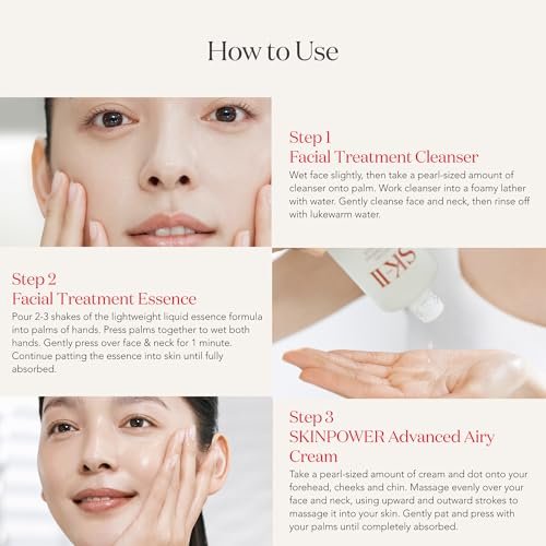 SK-II Youth Essentials Skin Care Set – Anti-Aging Facial Cleanser, Essence & Face Cream for Fine Lines & Uneven Texture (3-Piece) Avelisse