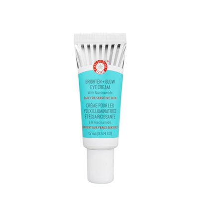 First Aid Beauty Brighten + Glow Eye Cream with Niacinamide – Hydrating Eye Cream for Dark Circles & Instant Glow, Safe for Sensitive Skin, 0.5 oz Avelisse