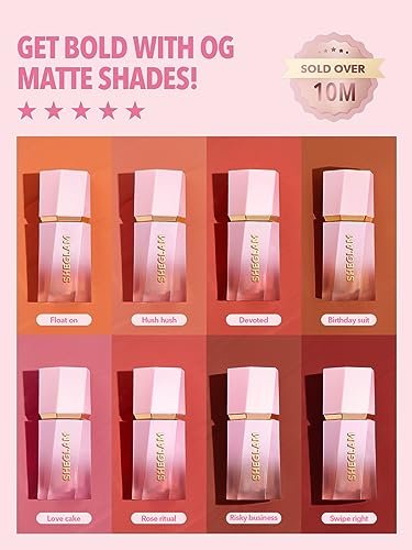 SHEGLAM Color Bloom Liquid Blush for Cheeks - Matte Finish Petal Talk - görsel 10