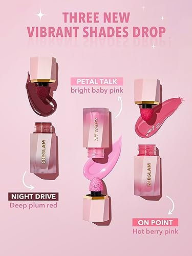 SHEGLAM Color Bloom Liquid Blush for Cheeks - Matte Finish Petal Talk - görsel 8