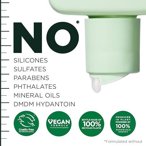 Garnier Fructis Hair Filler Moisture Repair Shampoo, Sulfate Free Shampoo for Curly, Wavy Hair with Hyaluronic Acid, 10.1 Fl Oz - görsel 10