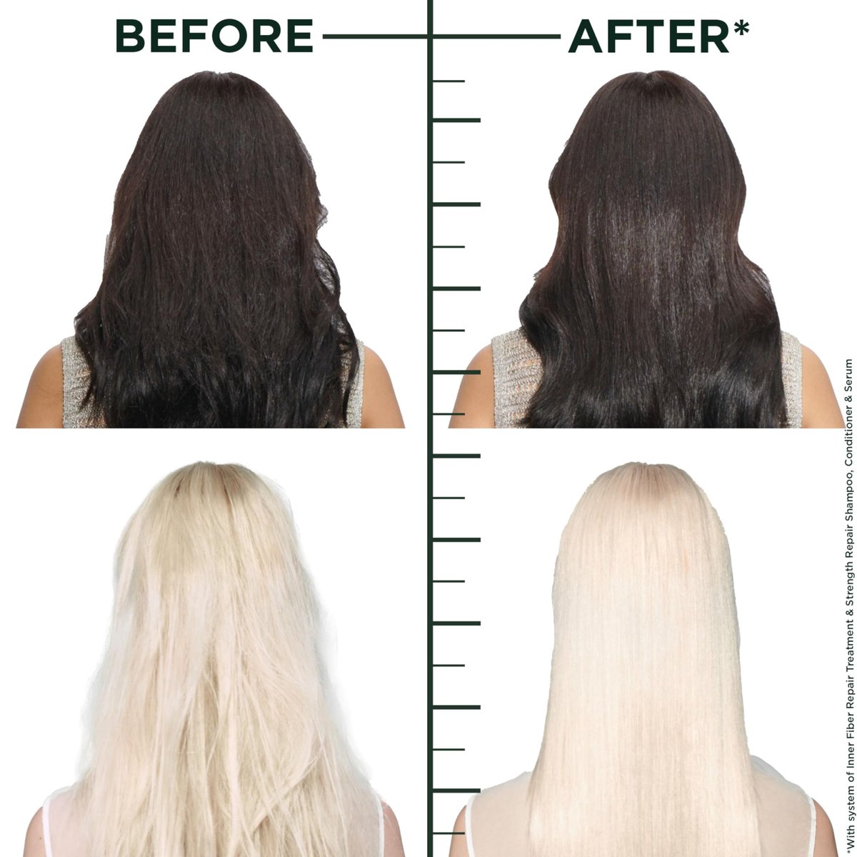 Garnier Fructis Hair Filler Strength Repair Serum Treatment with Vitamin Cg – 3.8 Fl Oz, Restores Weak, Damaged Hair & Split Ends - görsel 3