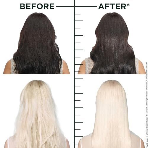 Garnier Fructis Hair Filler Strength Repair Serum Treatment with Vitamin Cg – 3.8 Fl Oz, Restores Weak, Damaged Hair & Split Ends - görsel 4
