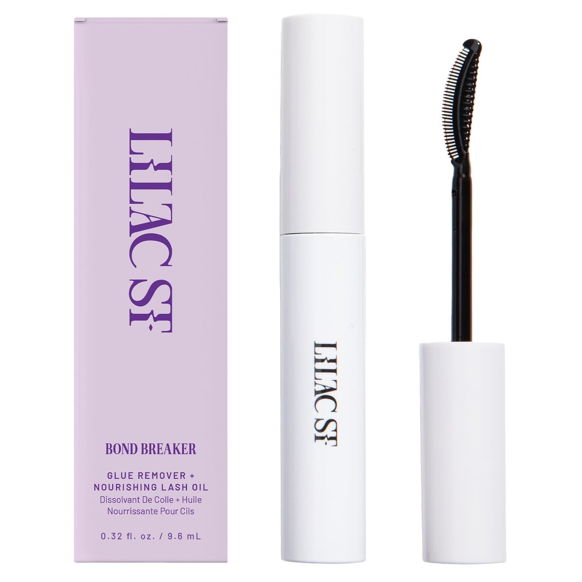 Lilac St. Bond Breaker Lash Remover - Gentle Eyelash Glue Remover with Collagen Extract & Nourishing Oils - Waterproof, Cruelty Free, Vegan, Women Founded - 0.32 fl oz - görsel 1